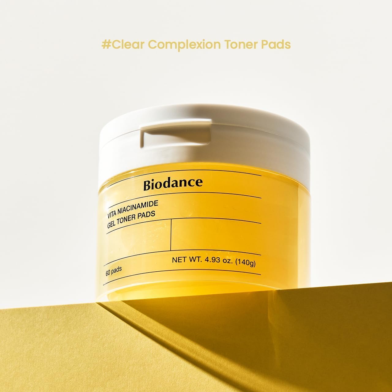 Biodance Brightening & Calming Toner Pads Duo Set: Vita Niacinamide & Sea Kelp, Dark Spot Correcting, Sebum Control Korean Skincare Set for Face, Korean Skin Care, Skin Care Set
