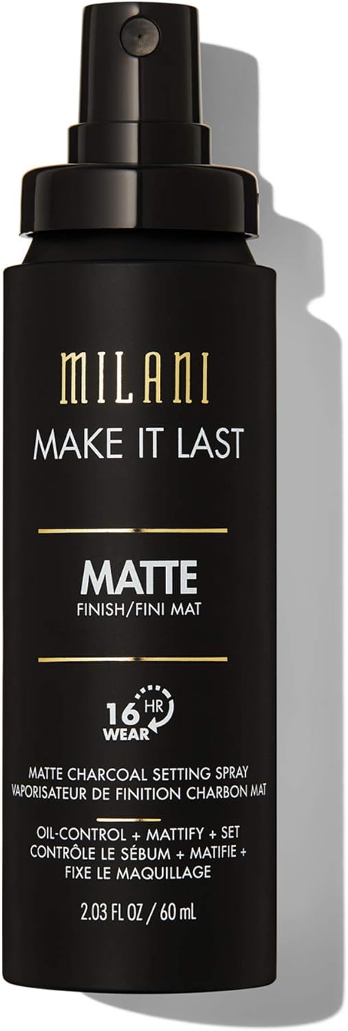 Milani Setting Sprays: Make It Last, Make It Dewy, Make it Last Charcoal Matte, Make It Last Sunscreen Setting Spray with SPF30, Long Lasting Makeup Finishing Spray