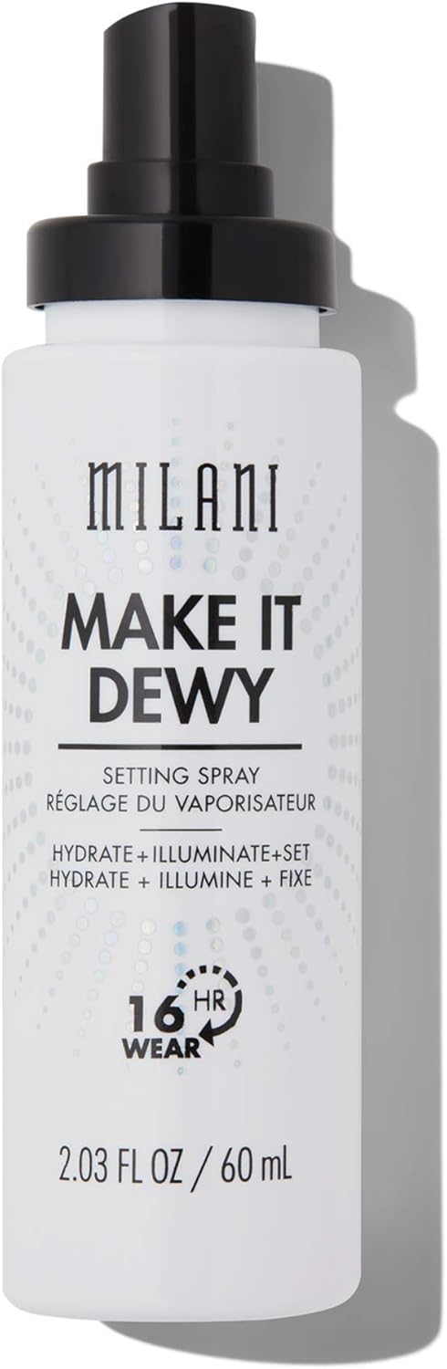 Milani Setting Sprays: Make It Last, Make It Dewy, Make it Last Charcoal Matte, Make It Last Sunscreen Setting Spray with SPF30, Long Lasting Makeup Finishing Spray