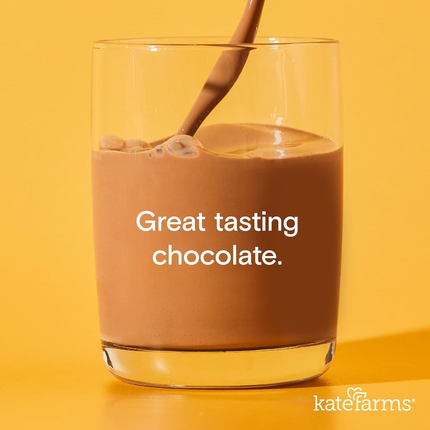 KATE FARMS Organic Nutrition Shake, Chocolate, 16g Protein, 12 Pack | Organic chocolate nutrition shake with 16g protein and 27 vitamins and minerals in every serving.