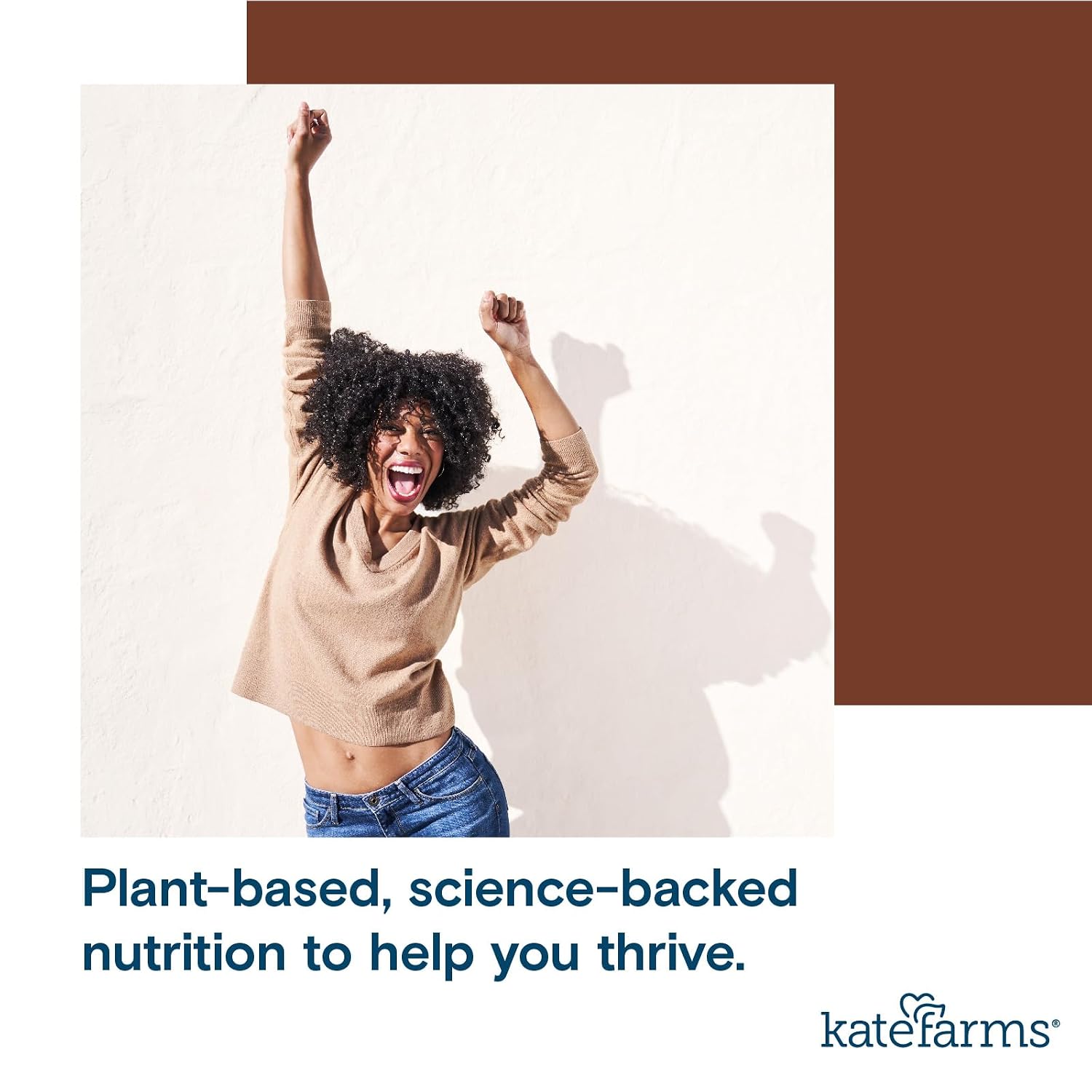 KATE FARMS Organic Nutrition Shake, Chocolate, 16g Protein, 12 Pack | Organic chocolate nutrition shake with 16g protein and 27 vitamins and minerals in every serving.