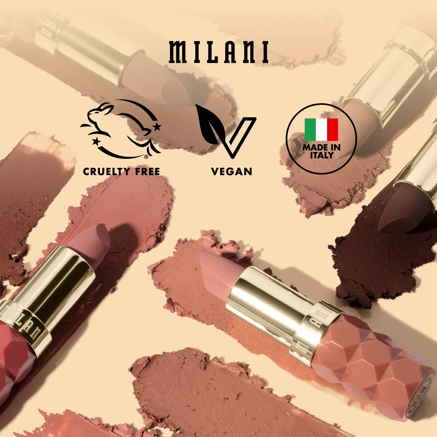 Milani Color Fetish Matte Lipstick 5 Pack: Secret, Passion, Pleasure, Sensual, & Tease