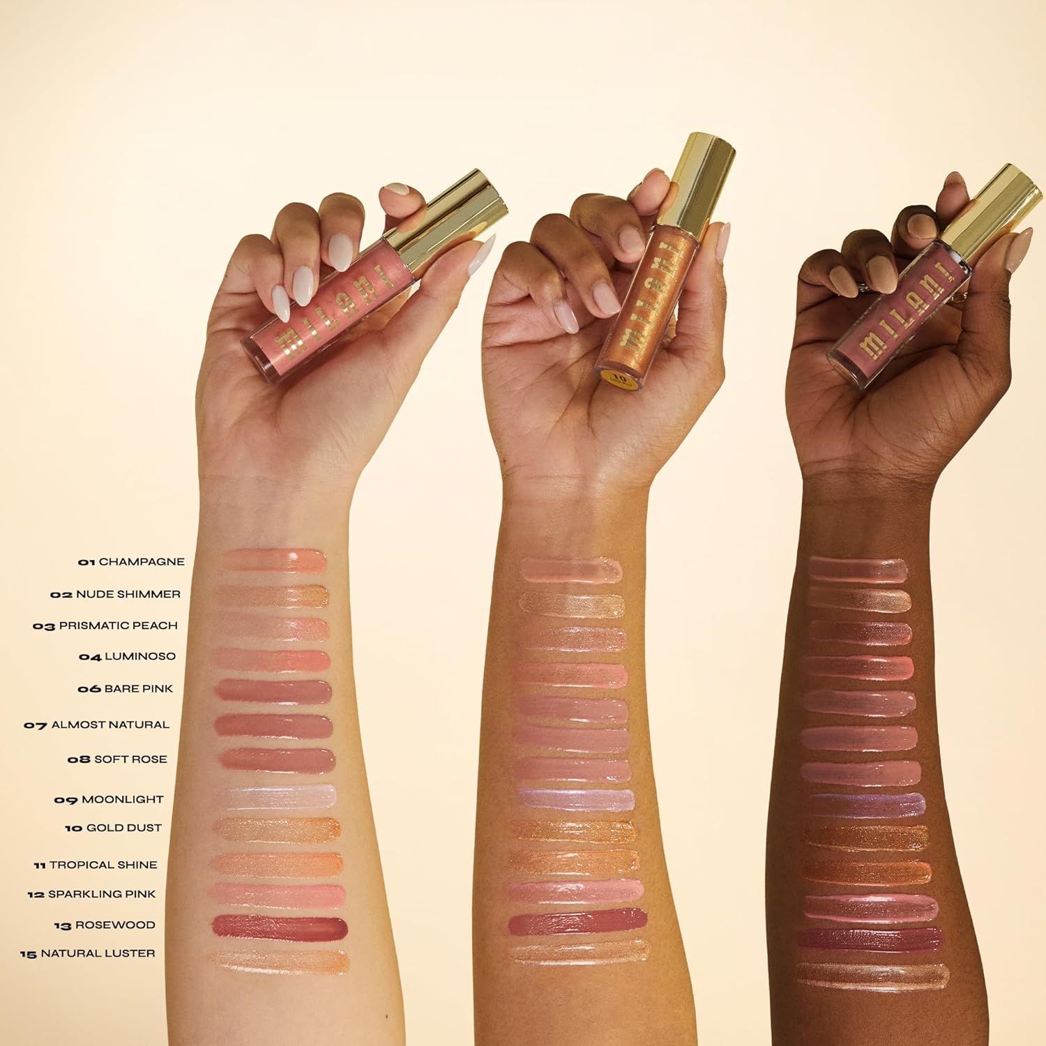 Milani Stay Put Longwear Liquid Lipstick Unhinged + Understatement Lipliner Pencil - Highly Pigmented Retractable Soft Lip Liner Pencil + Keep It Full Nourishing Lip Plumper - Moonlight
