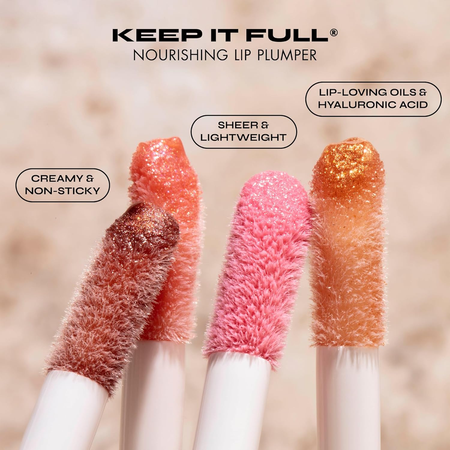 Milani Stay Put Longwear Liquid Lipstick Unhinged + Understatement Lipliner Pencil - Highly Pigmented Retractable Soft Lip Liner Pencil + Keep It Full Nourishing Lip Plumper - Moonlight
