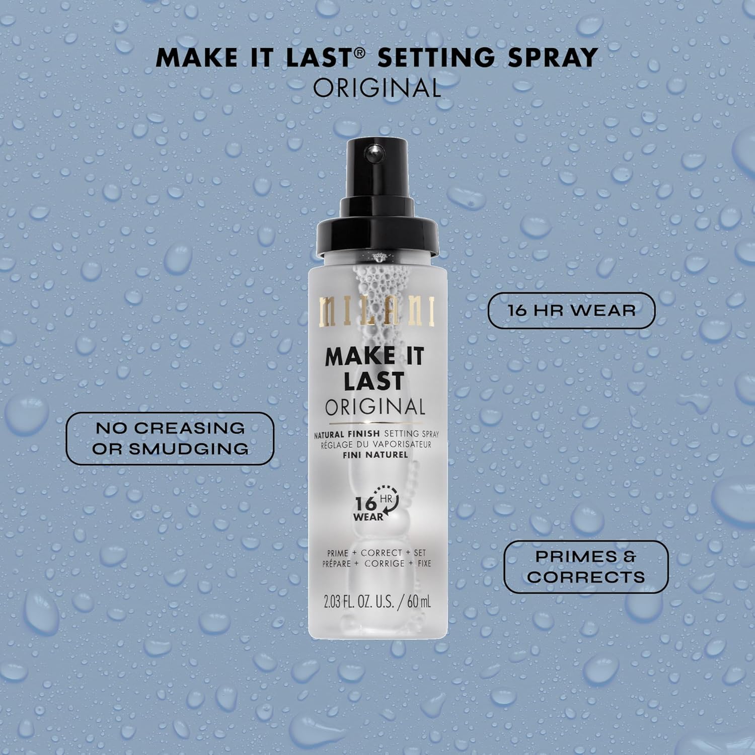 Milani Highly Rated Lash Extensions Tubing Mascara for Added Length and Lift + Keep It Full Maxxx Balmshell Lip Plumping Balm - Balmshell + Make It Last Original - Natural Finish Setting Spray 3-in-1