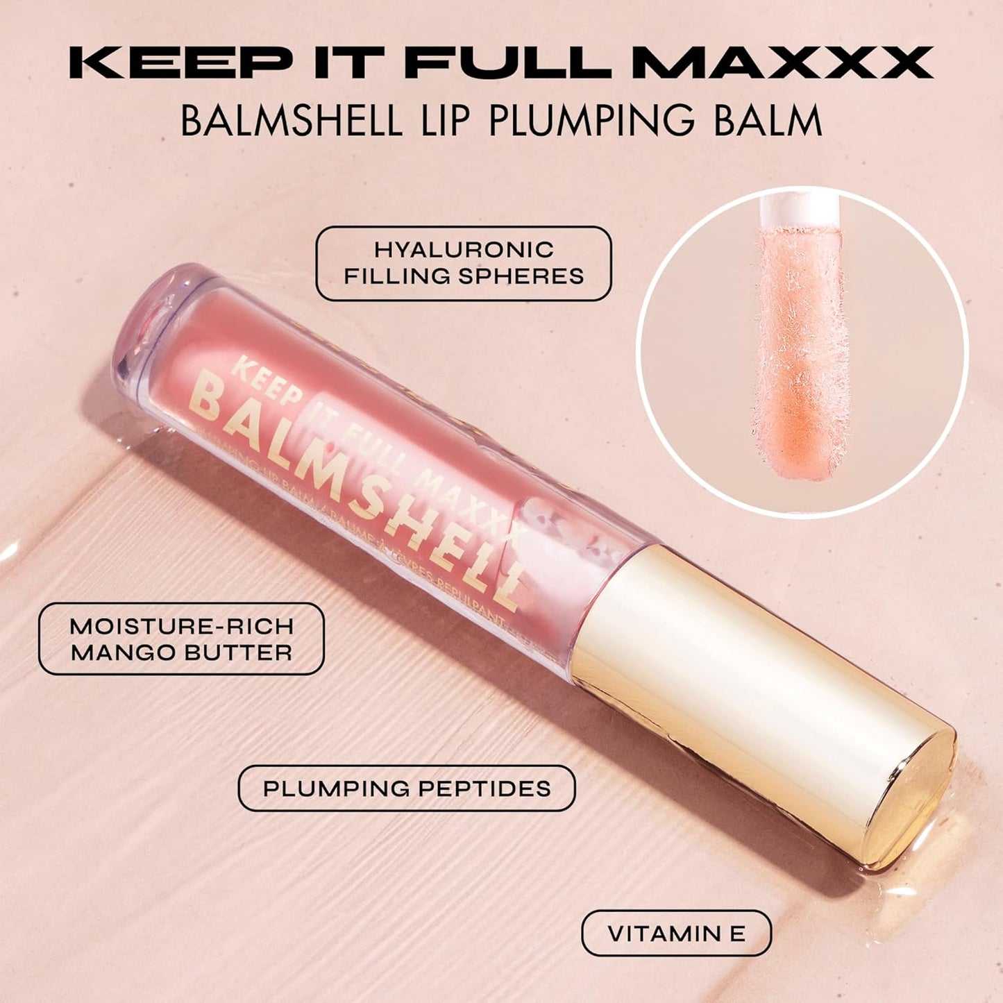 Milani Highly Rated Lash Extensions Tubing Mascara for Added Length and Lift + Keep It Full Maxxx Balmshell Lip Plumping Balm - Balmshell + Make It Last Original - Natural Finish Setting Spray 3-in-1